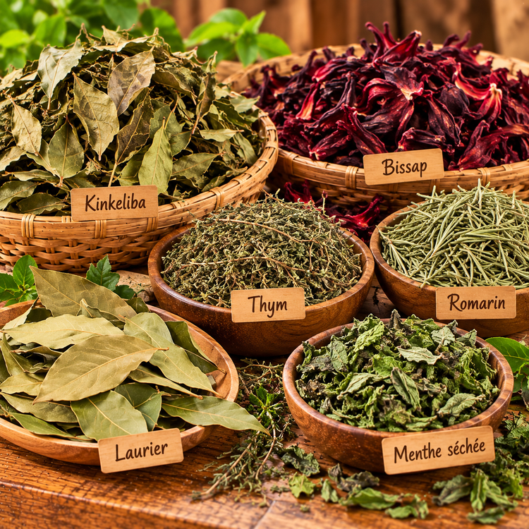 Herbes & feuilles séchées